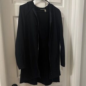 Logo Lounge Oversized Long Zip Up
